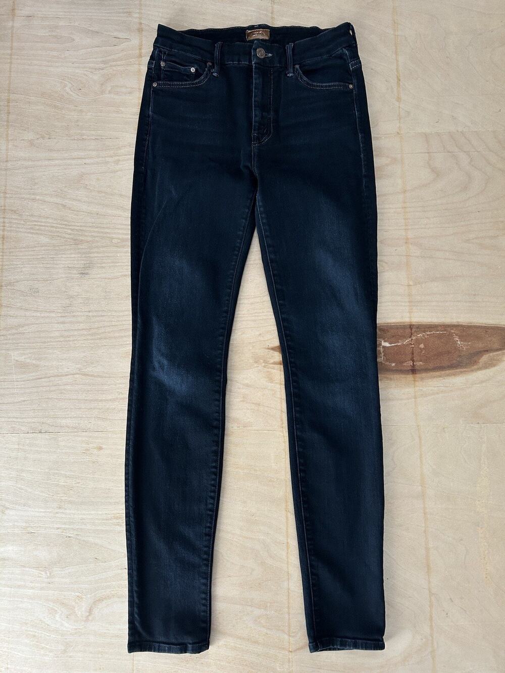 Mother High Waisted Looker In Coffee Tea Or Me Black Jeans Women’s 26